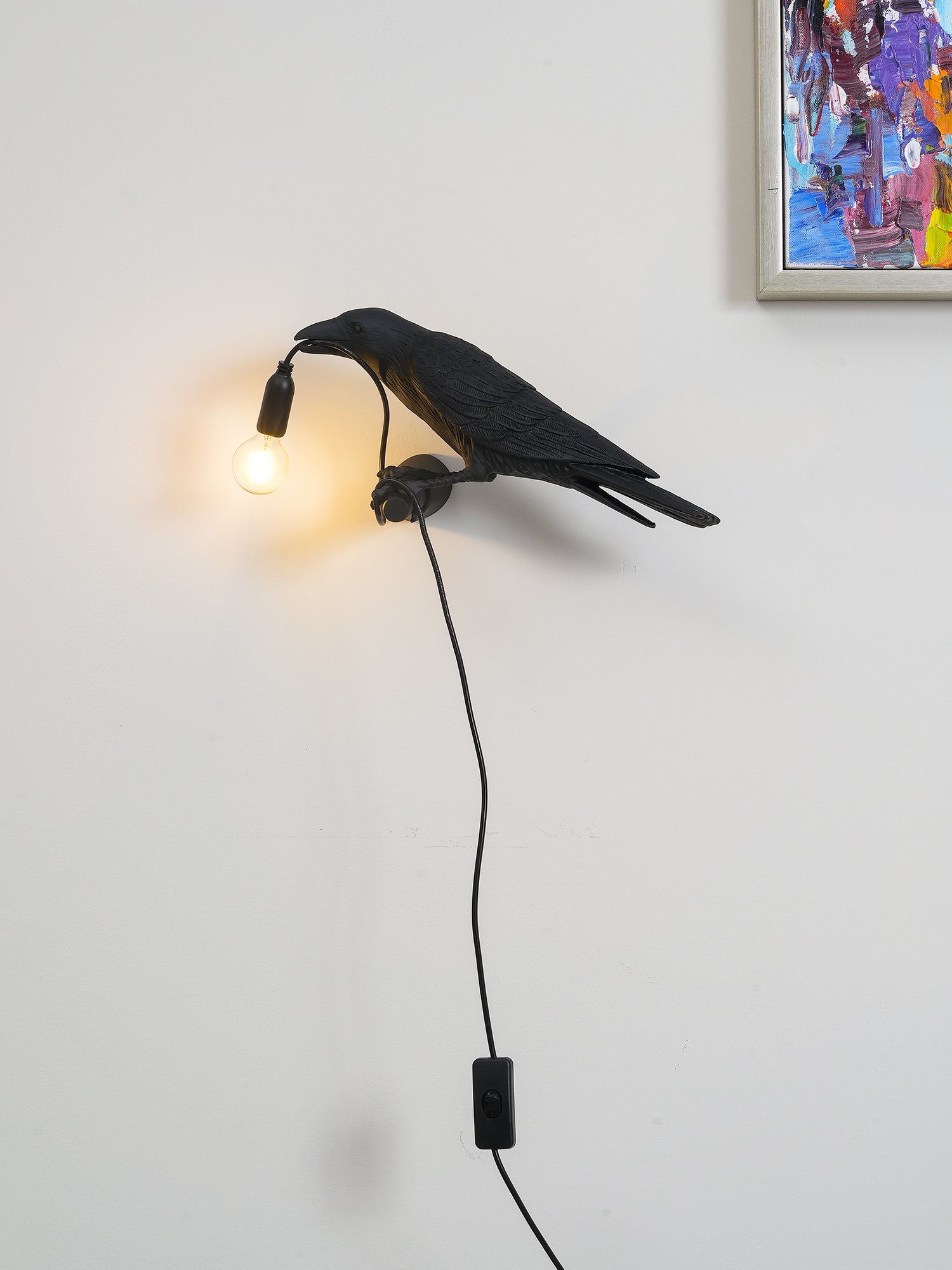 Vogel-Wandleuchte