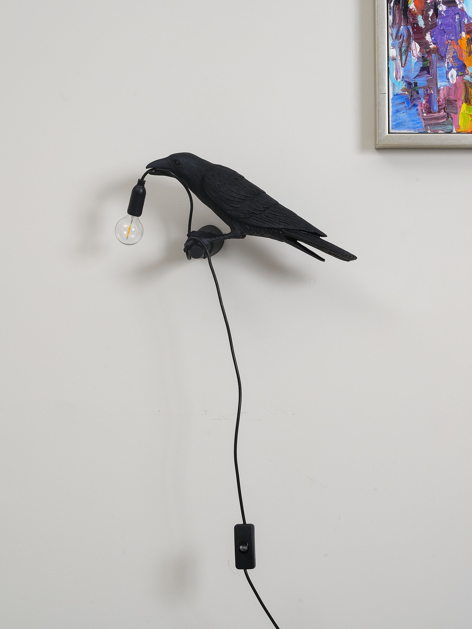 Vogel-Wandleuchte