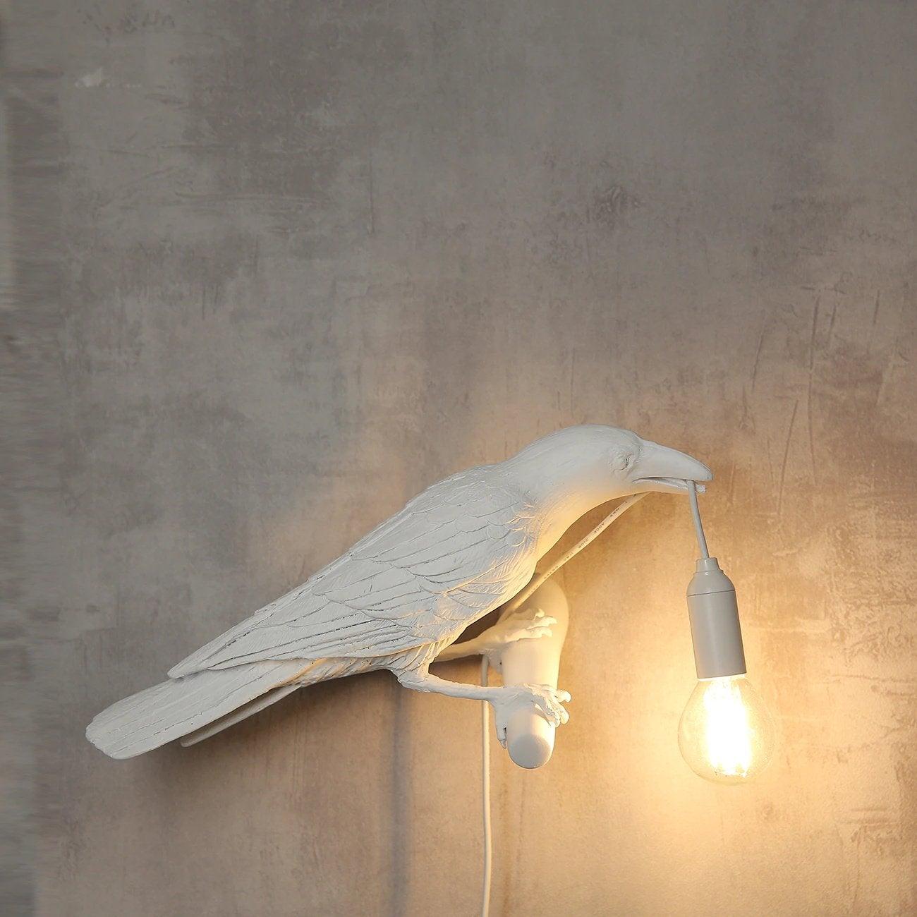 Vogel-Wandleuchte
