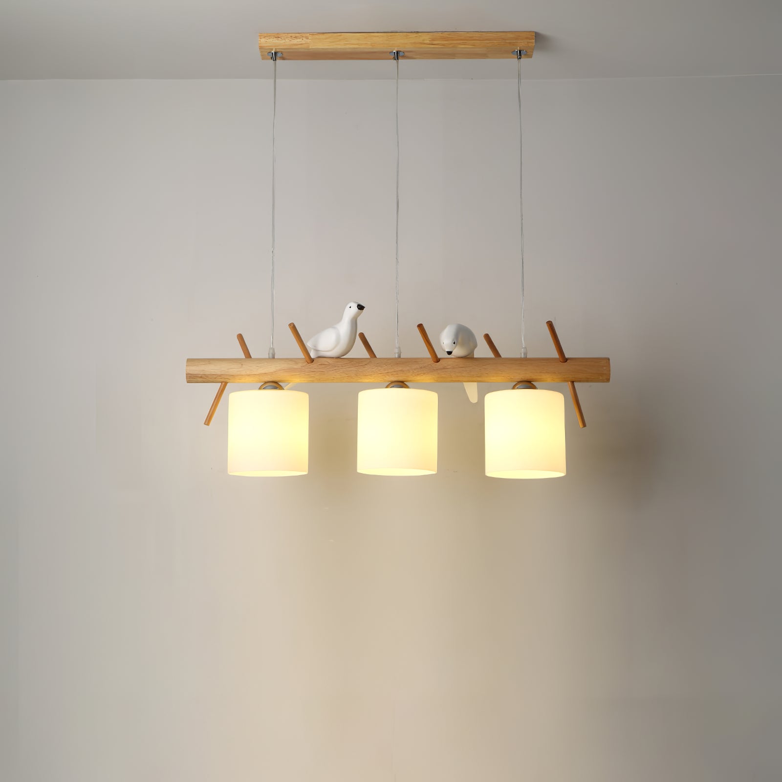 Birdy Wooden Pendant Lamp