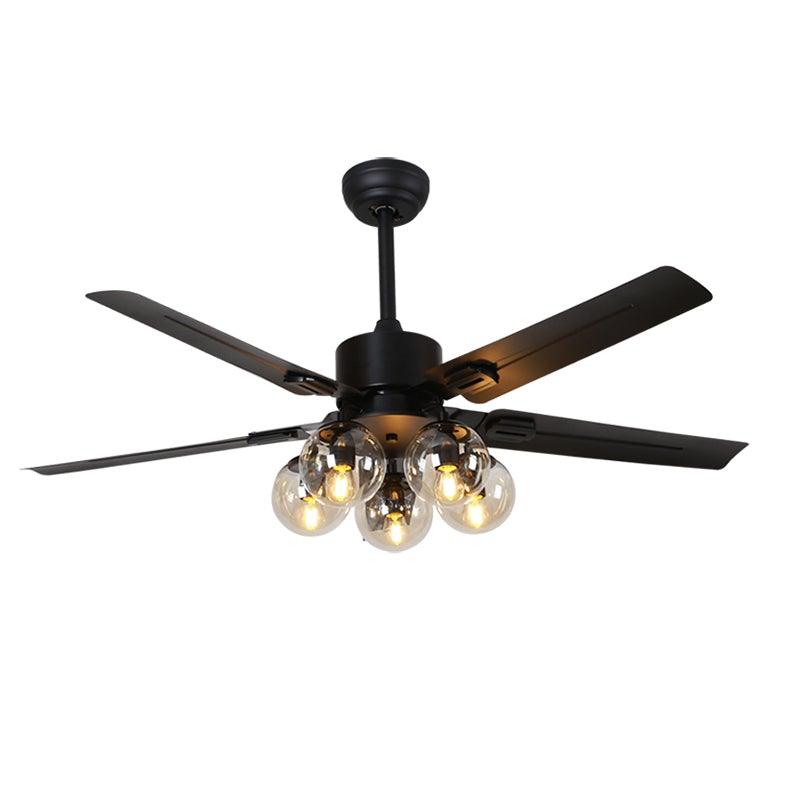 Ventilateur de plafond vintage noir