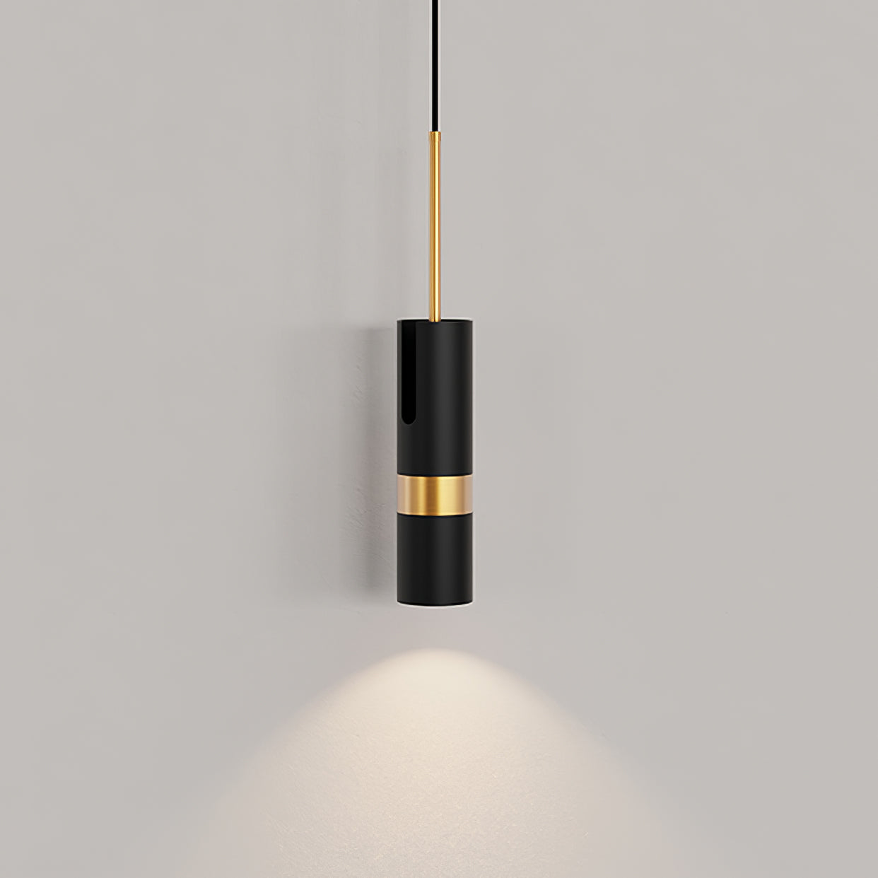 Black Track Pendant Lamp