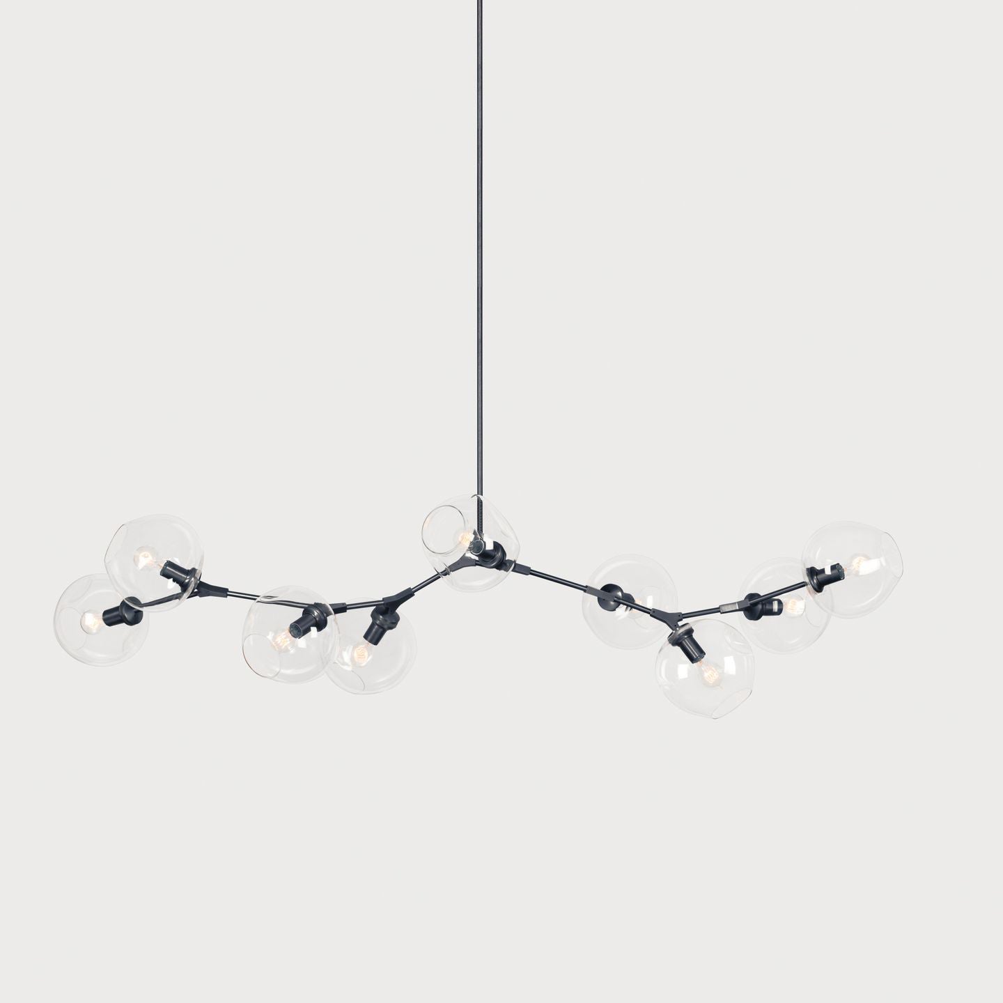 Branch Glass Bubble Chandeliers.