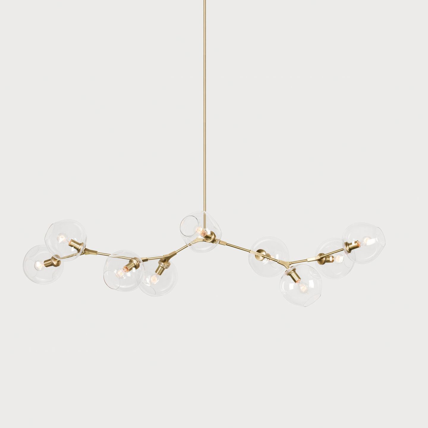 Branch Glass Bubble Chandeliers.