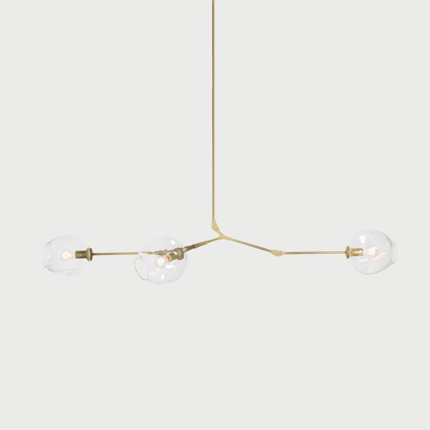 Branch Glass Bubble Chandeliers.