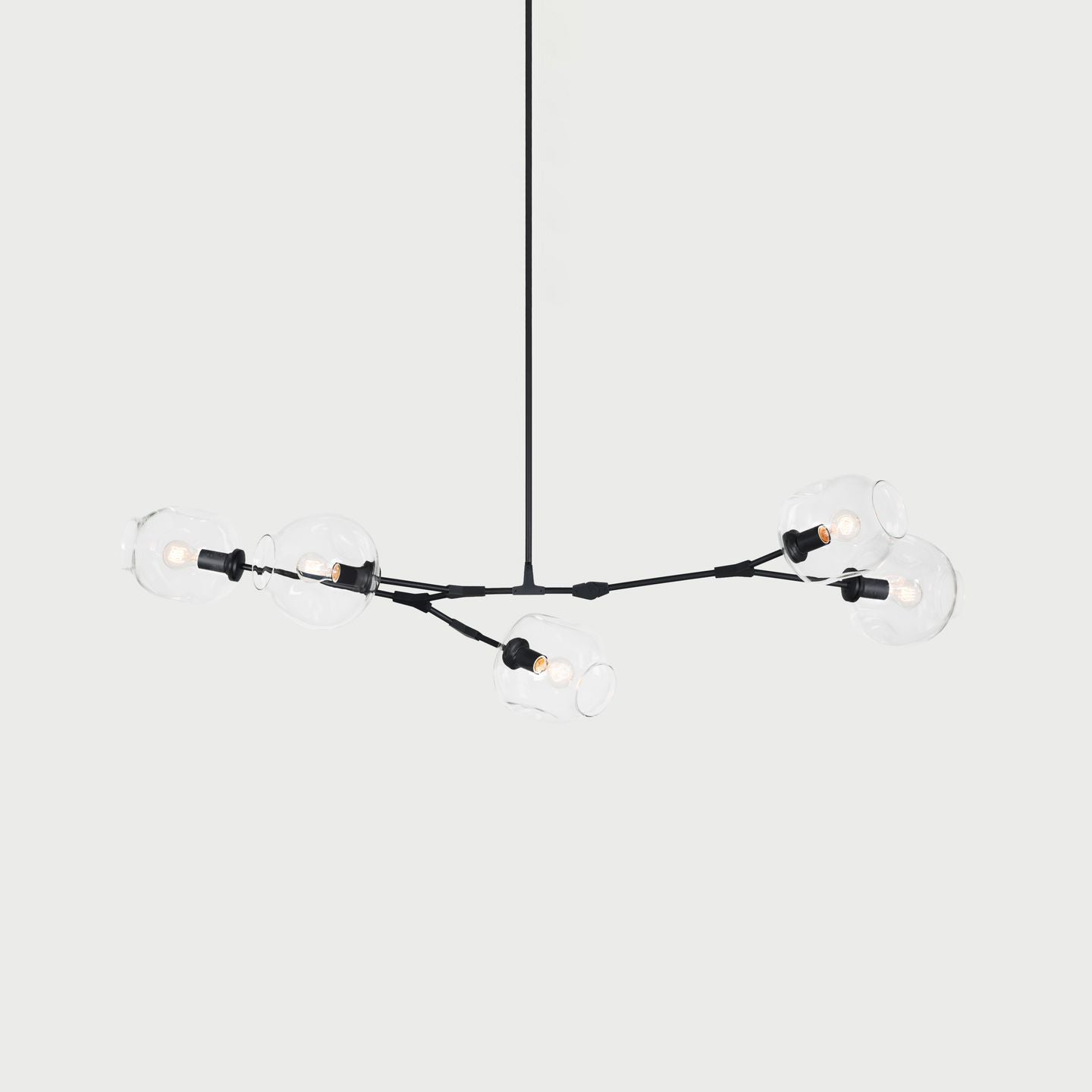 Branch Glass Bubble Chandeliers.