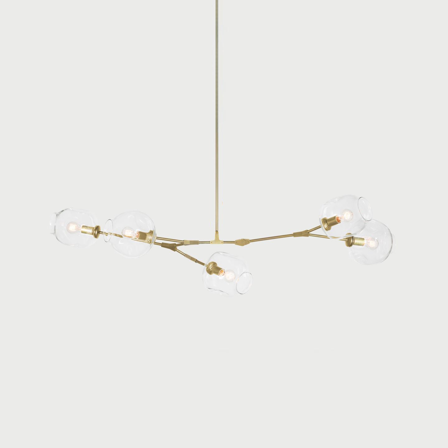 Branch Glass Bubble Chandeliers.