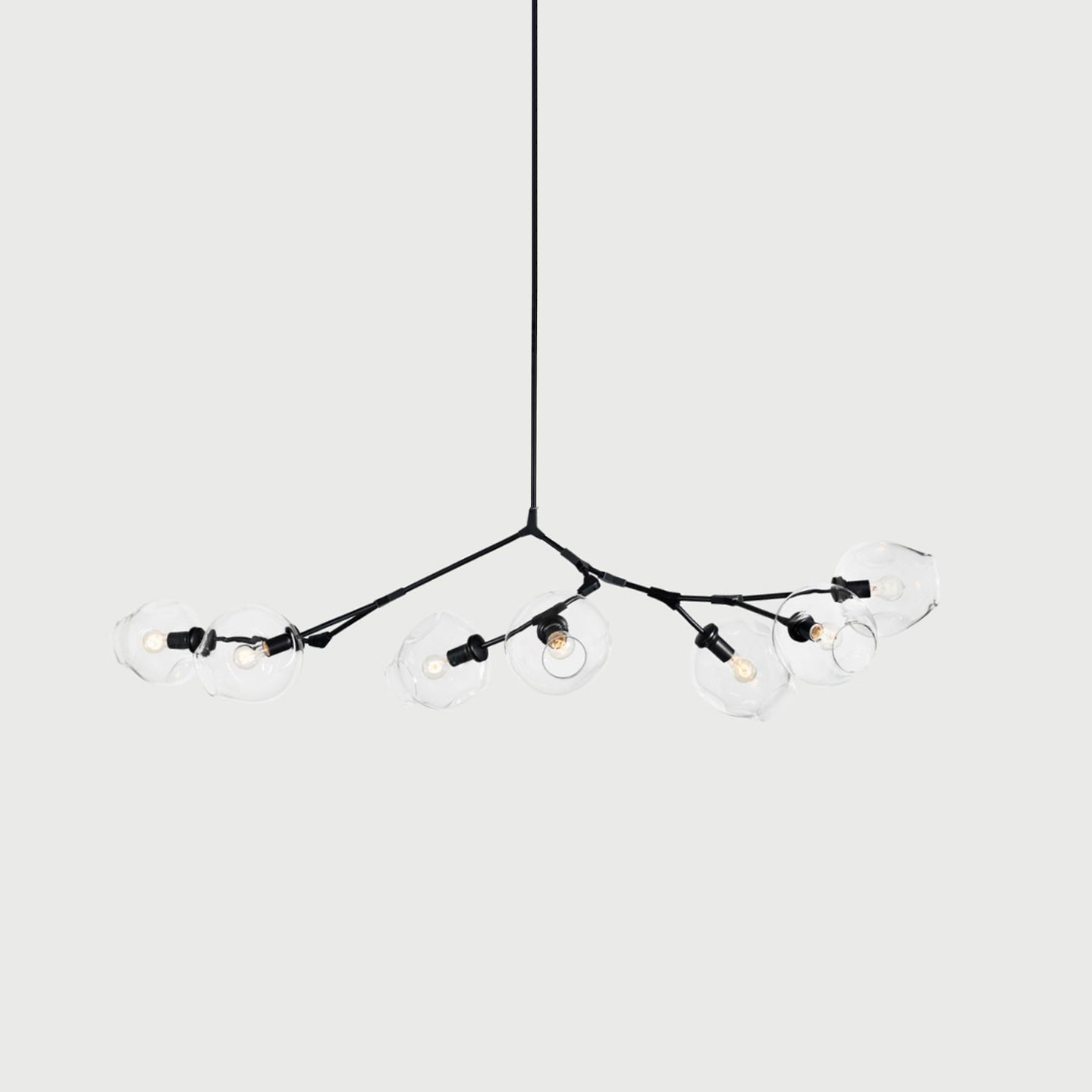 Branch Glass Bubble Chandeliers.