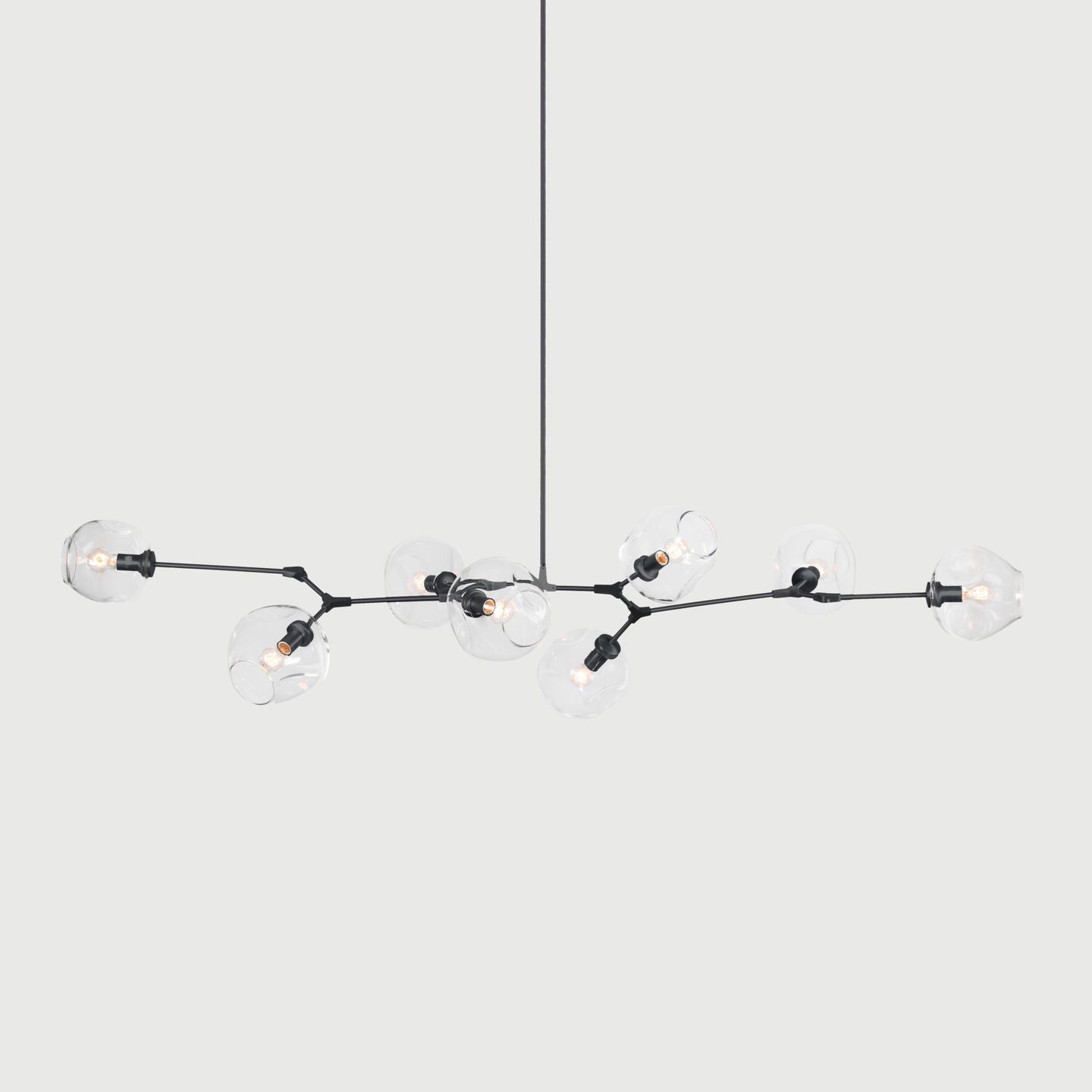 Branch Glass Bubble Chandeliers.