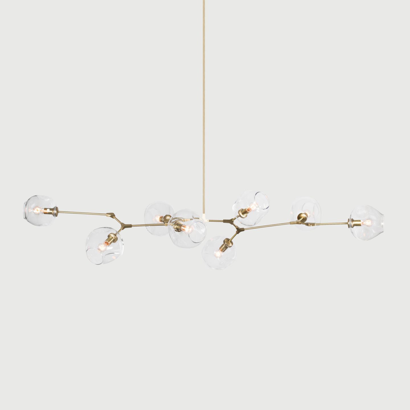 Branch Glass Bubble Chandeliers.