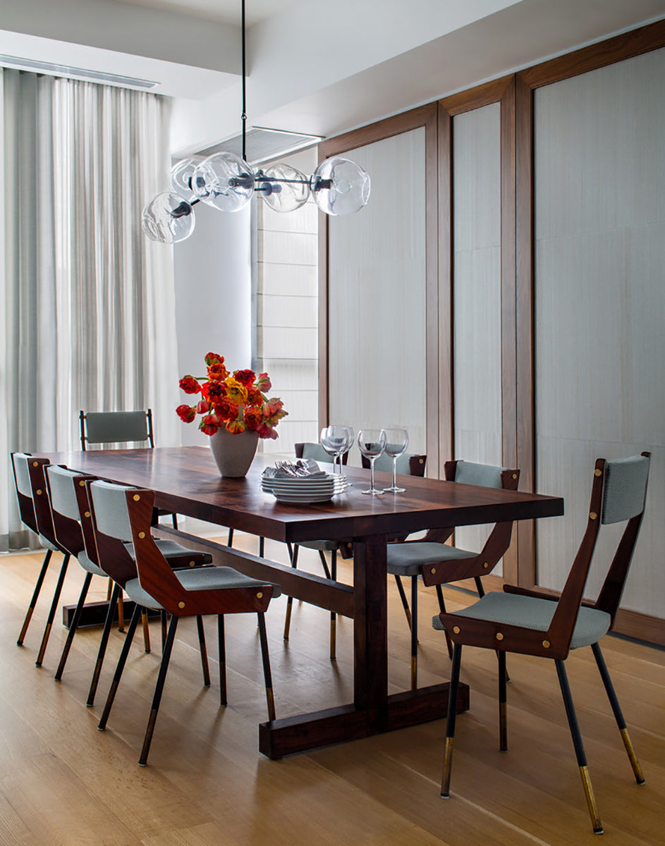 Branch Glass Bubble Chandeliers.