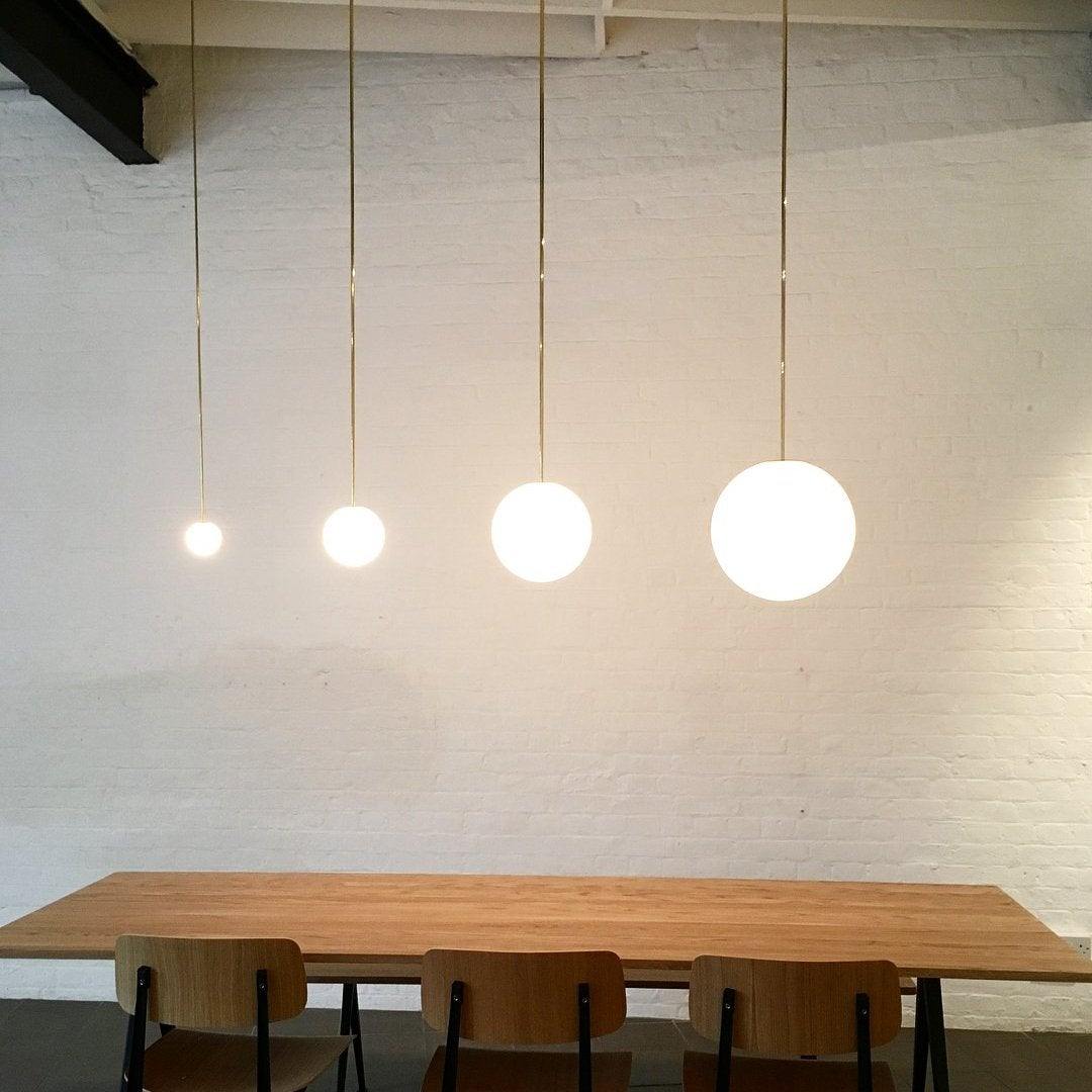 Brass architectural collection pendants