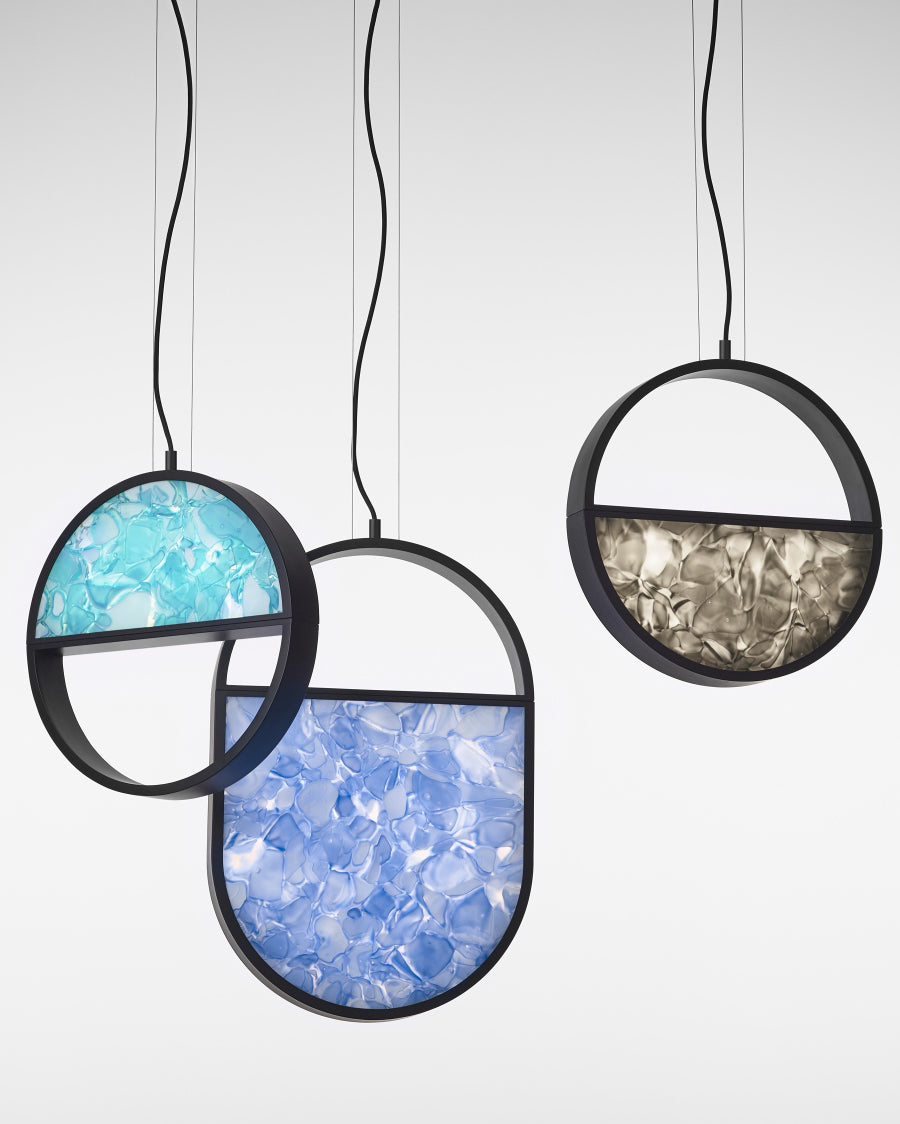 Geometrische Pendelleuchte