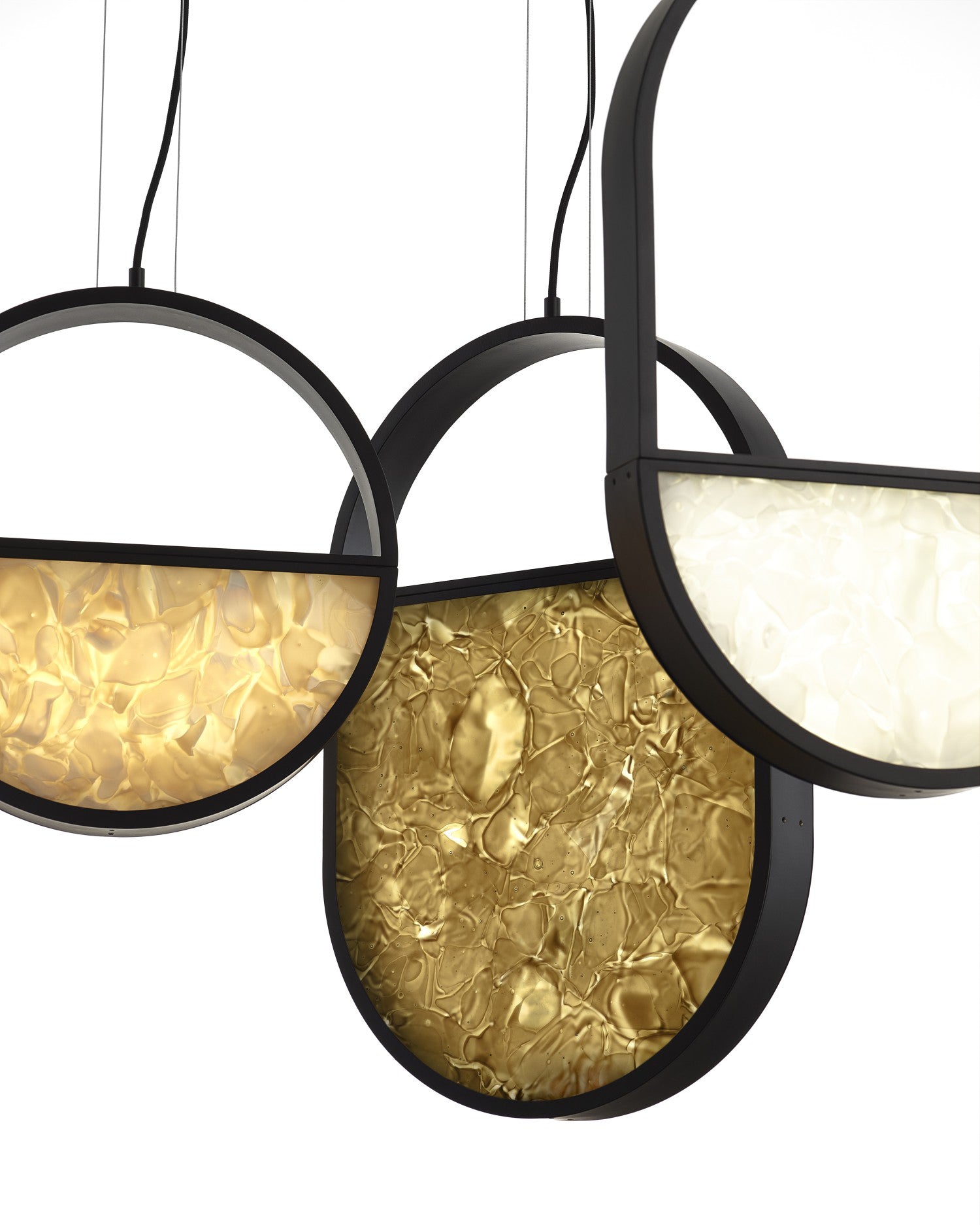 Geometrische Pendelleuchte