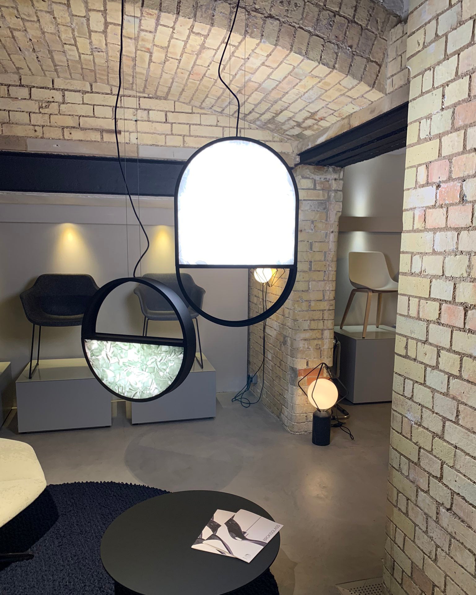 Geometrische Pendelleuchte