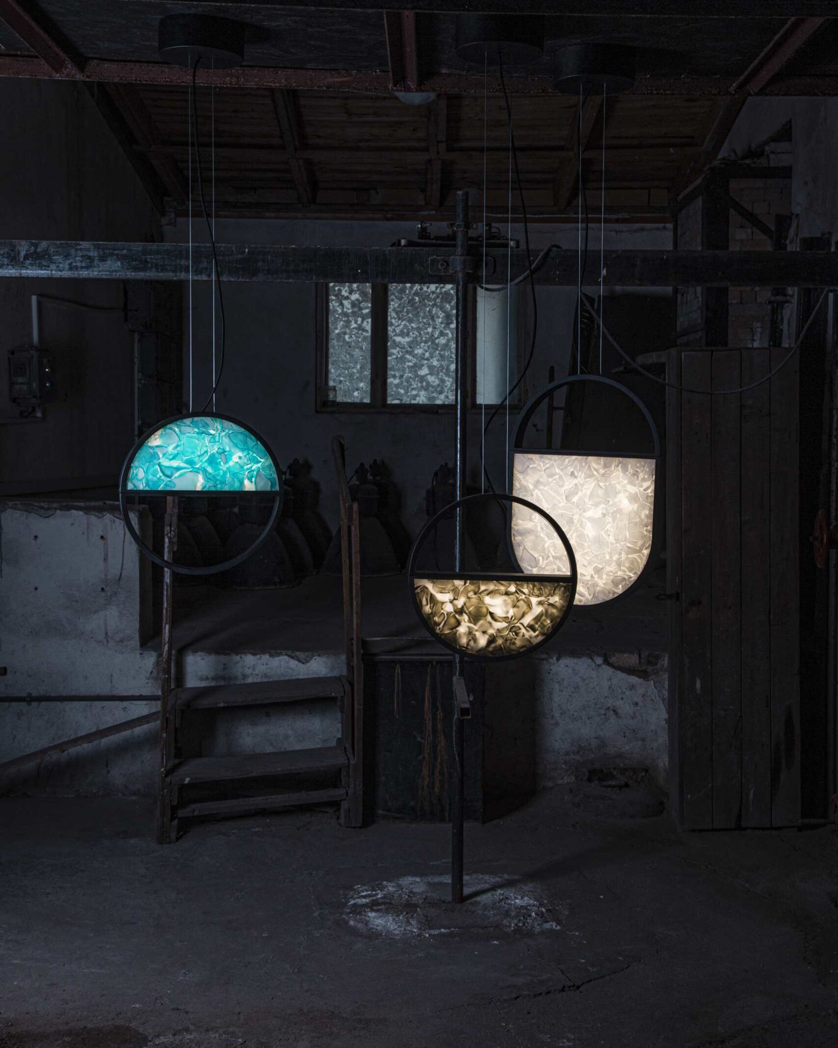 Geometrische Pendelleuchte