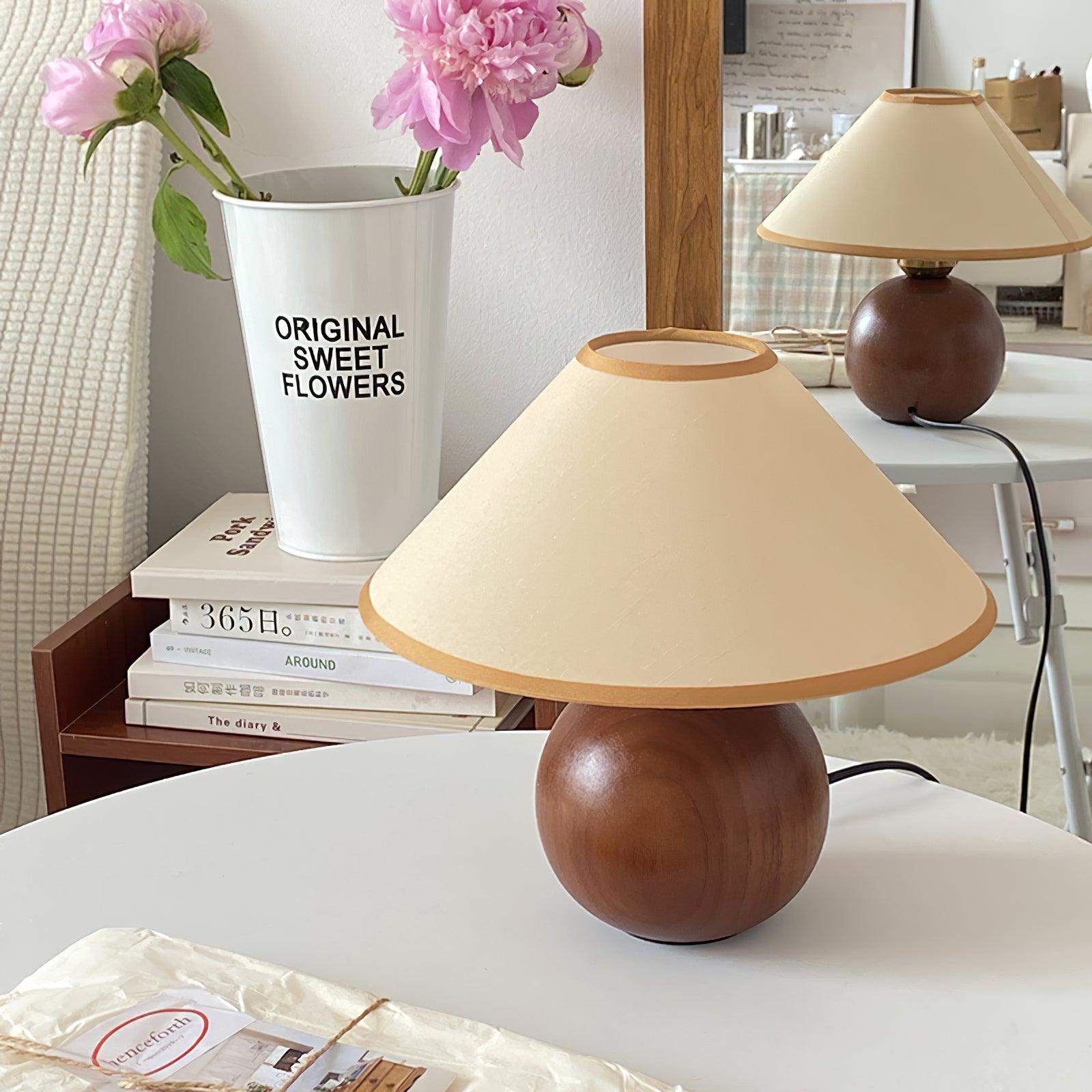 Cankut Wood Table Lamp - Decormote