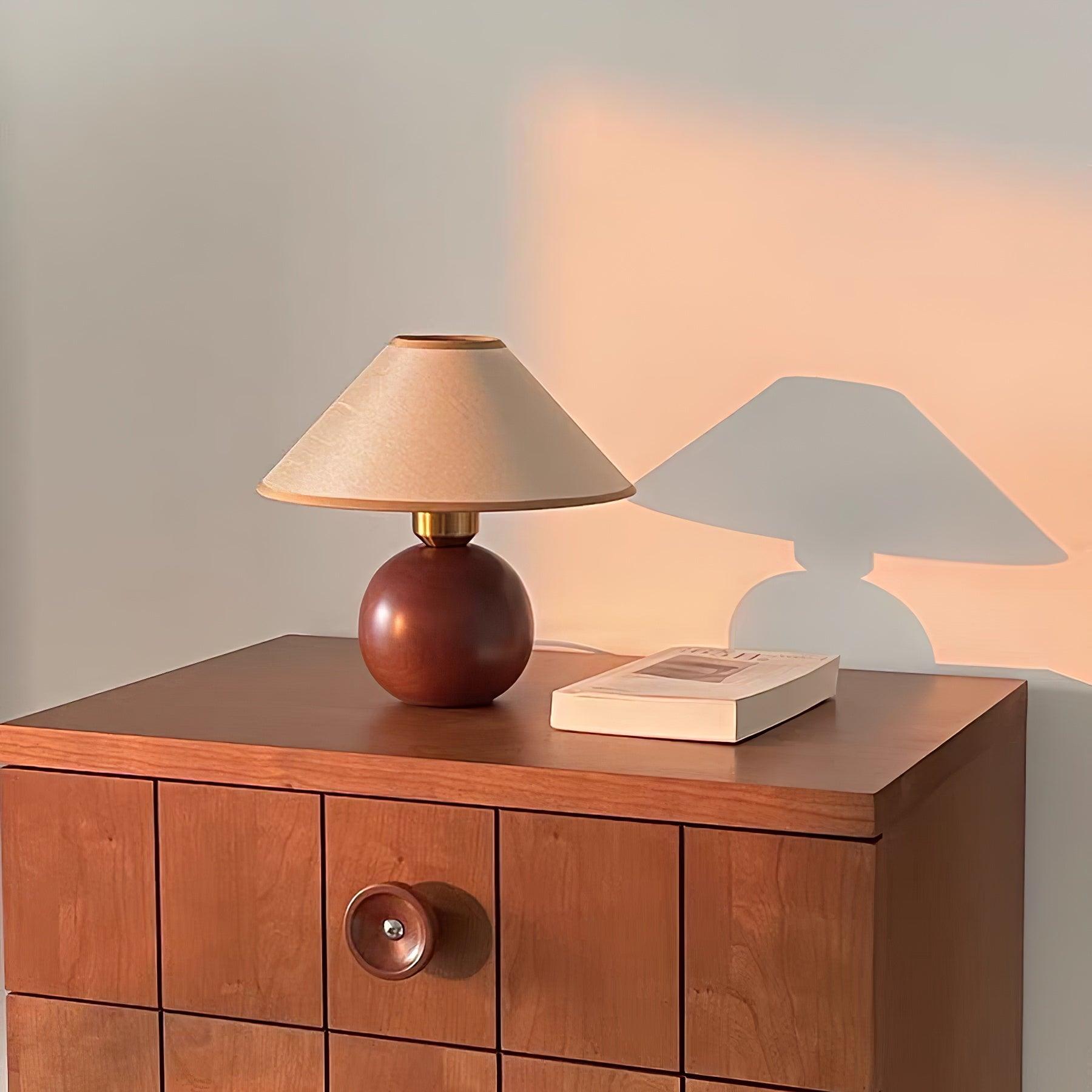 Cankut Wood Table Lamp - Decormote