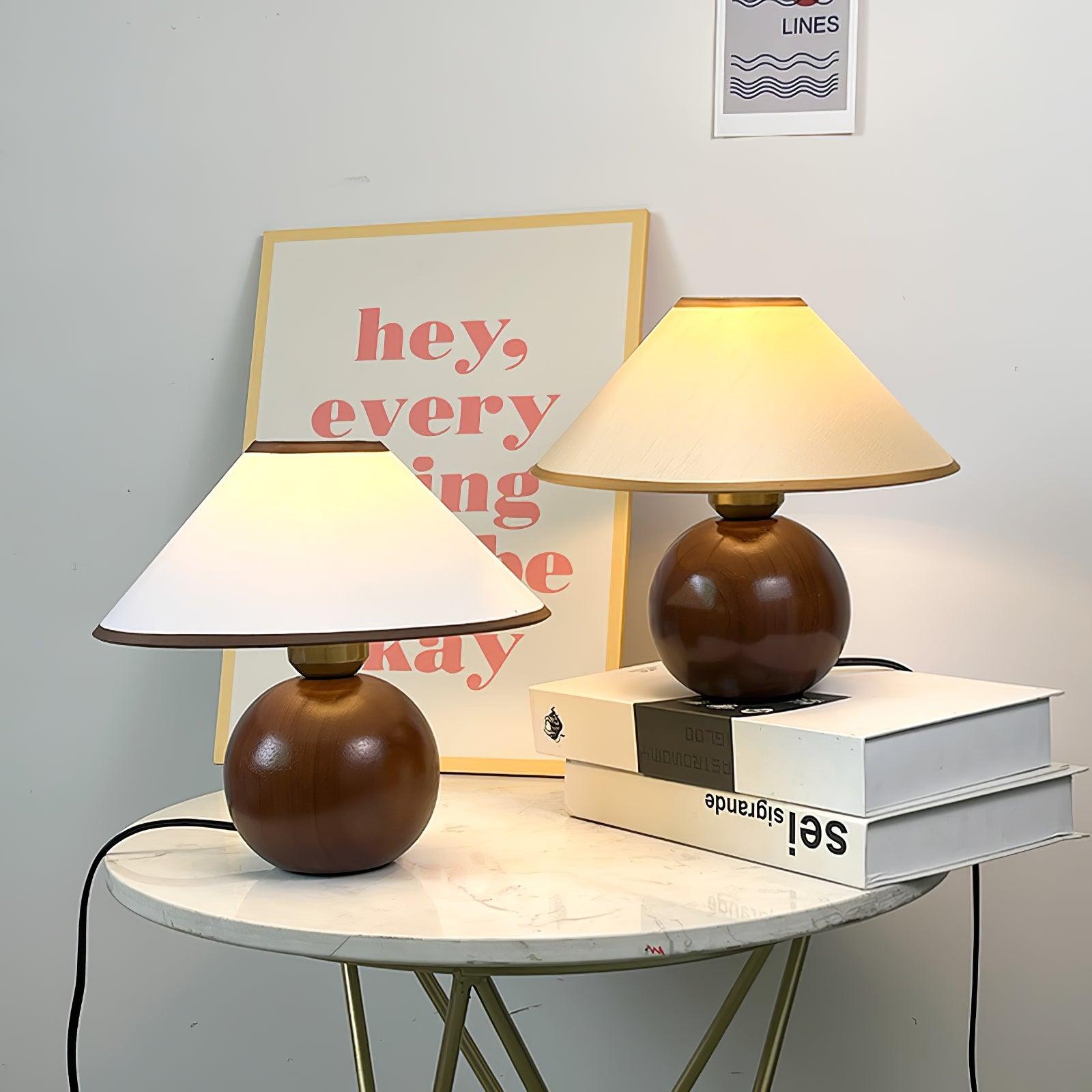Cankut Wood Table Lamp - Decormote