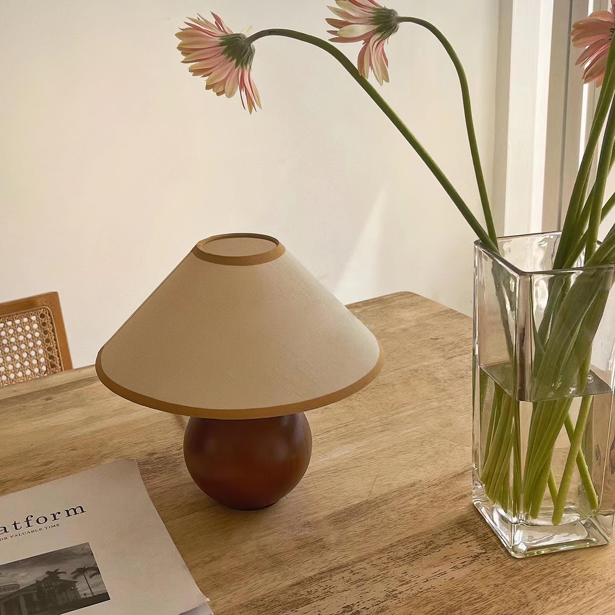 Cankut Wood Table Lamp - Decormote