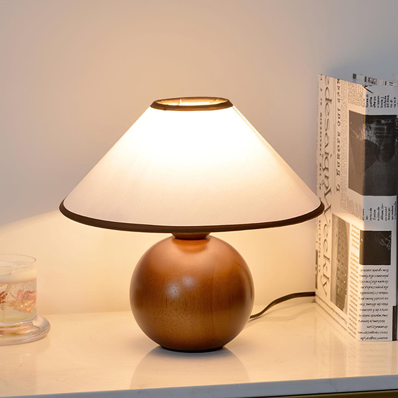 Cankut Wood Table Lamp - Decormote