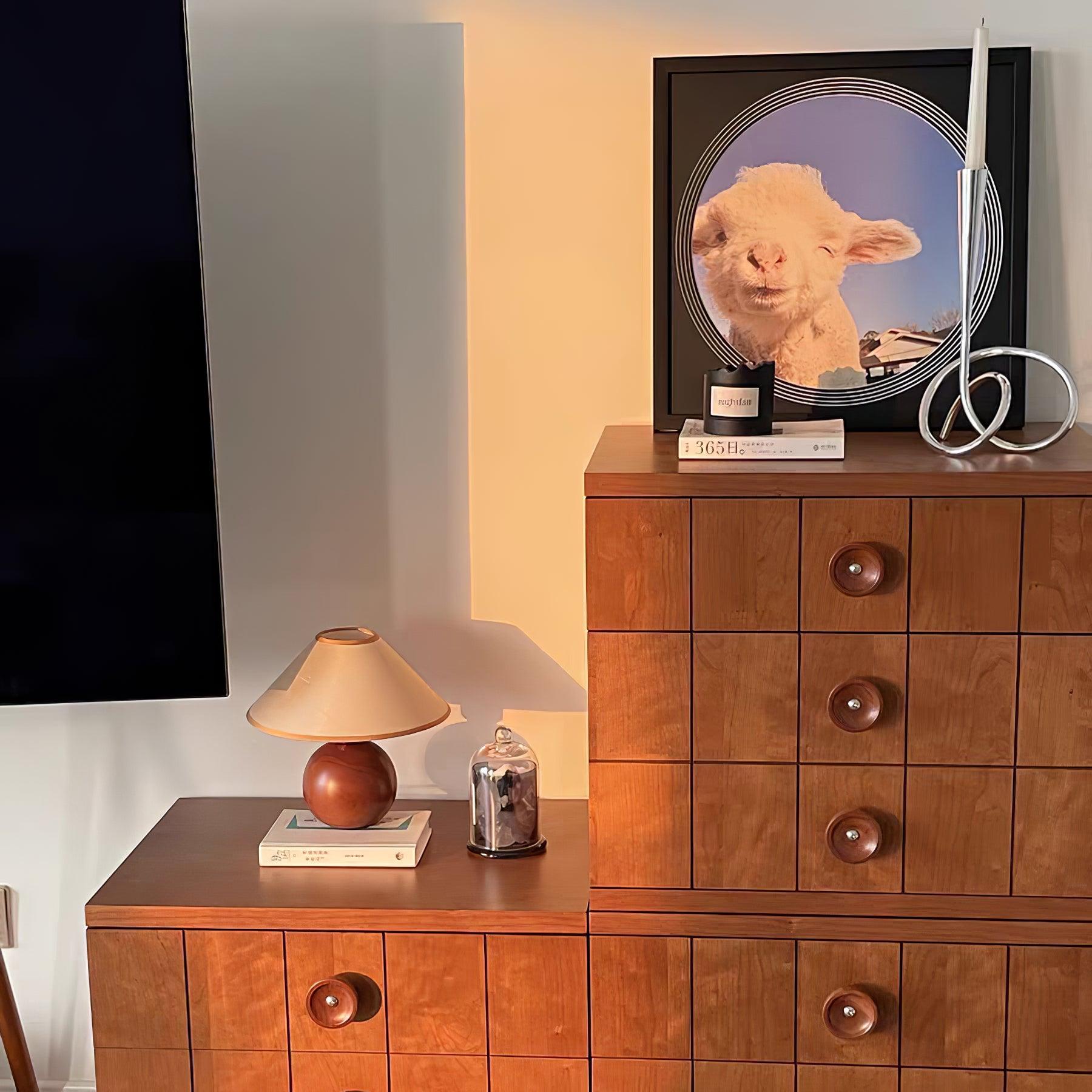 Cankut Wood Table Lamp - Decormote