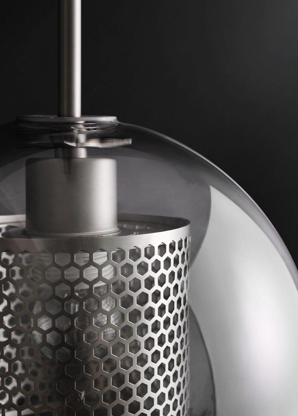 Lampe à suspension en verre Chiswick