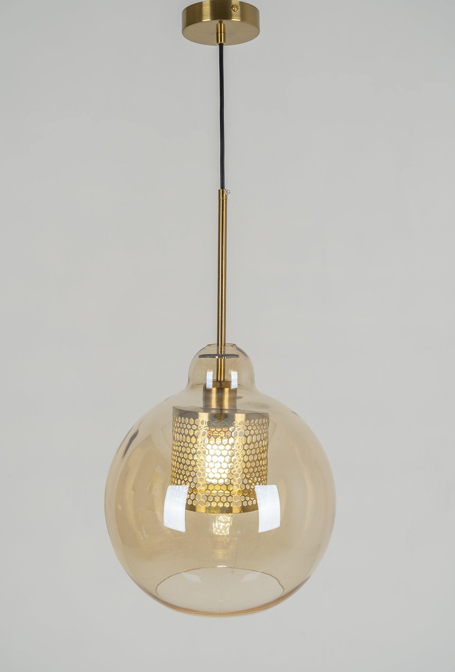 Lampe à suspension en verre Chiswick