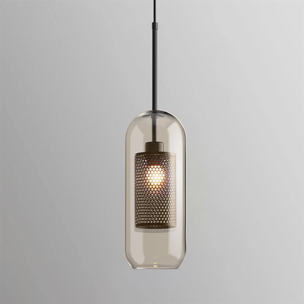 Lampe à suspension en verre Chiswick