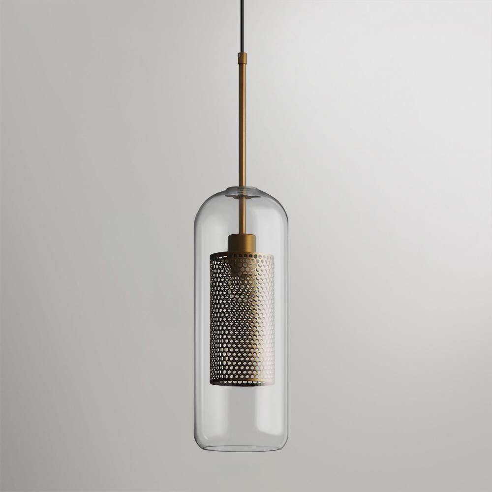 Lampe à suspension en verre Chiswick