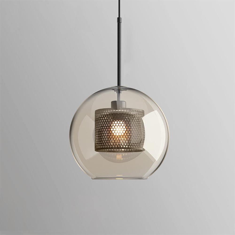 Lampe à suspension en verre Chiswick