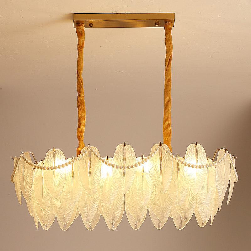 Angel Glass Feather Chandelier - Decormote