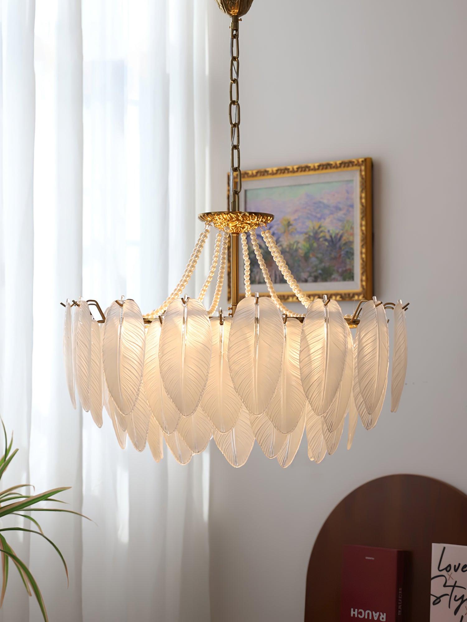 Crystal Feather Chandeliers - Decormote
