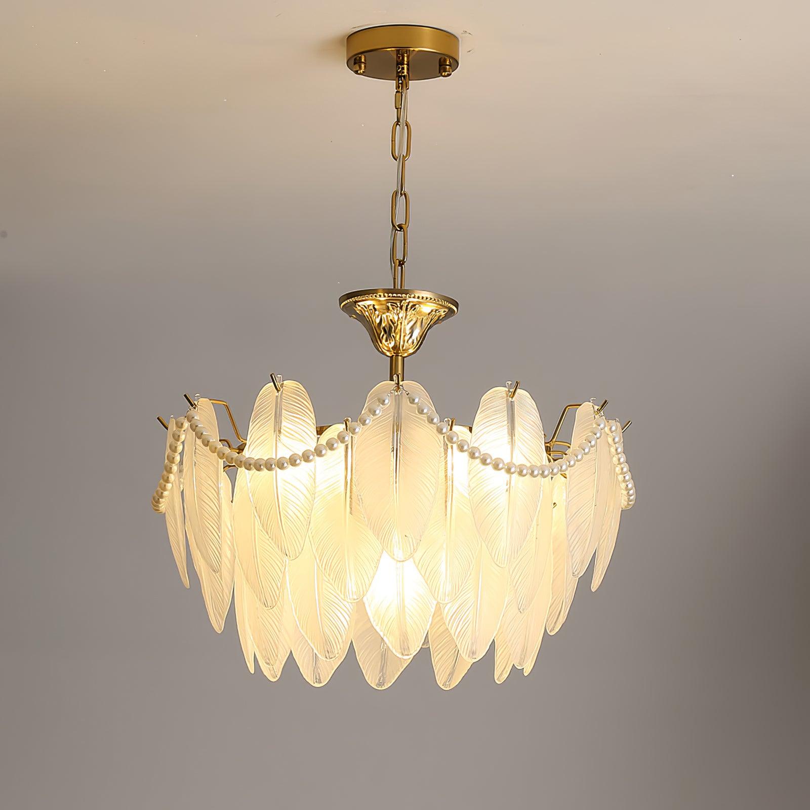 Crystal Feather Chandeliers - Decormote