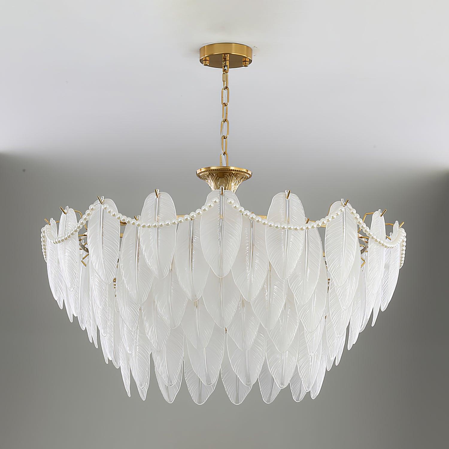 Crystal Feather Chandeliers - Decormote