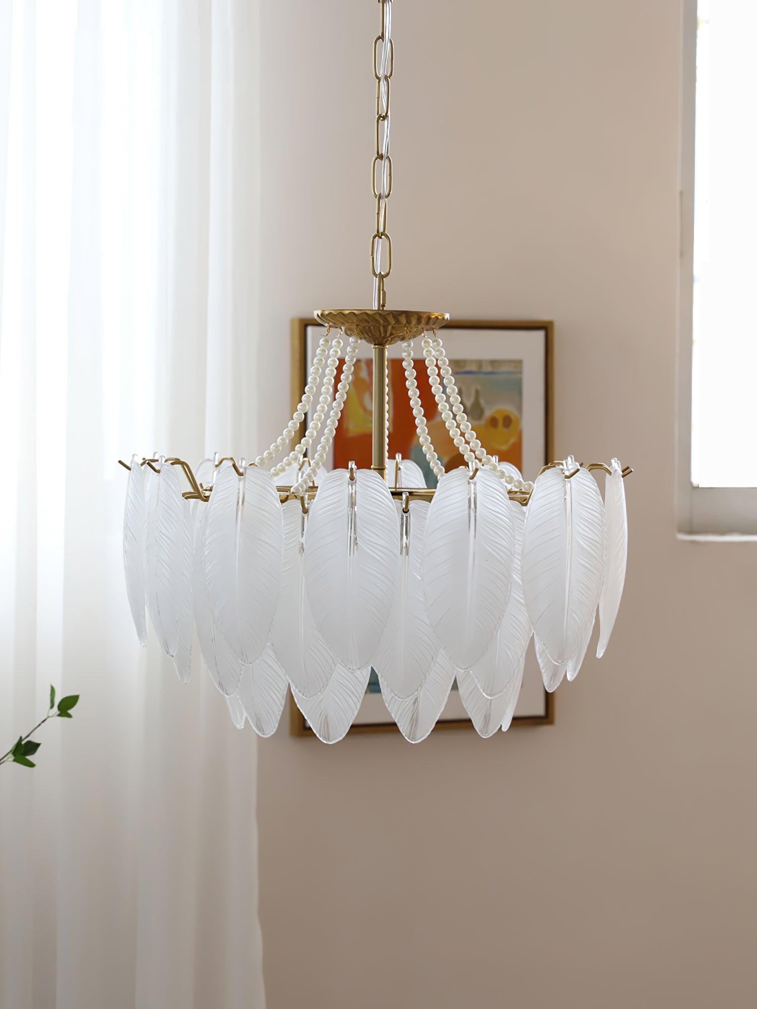 Crystal Feather Chandeliers - Decormote