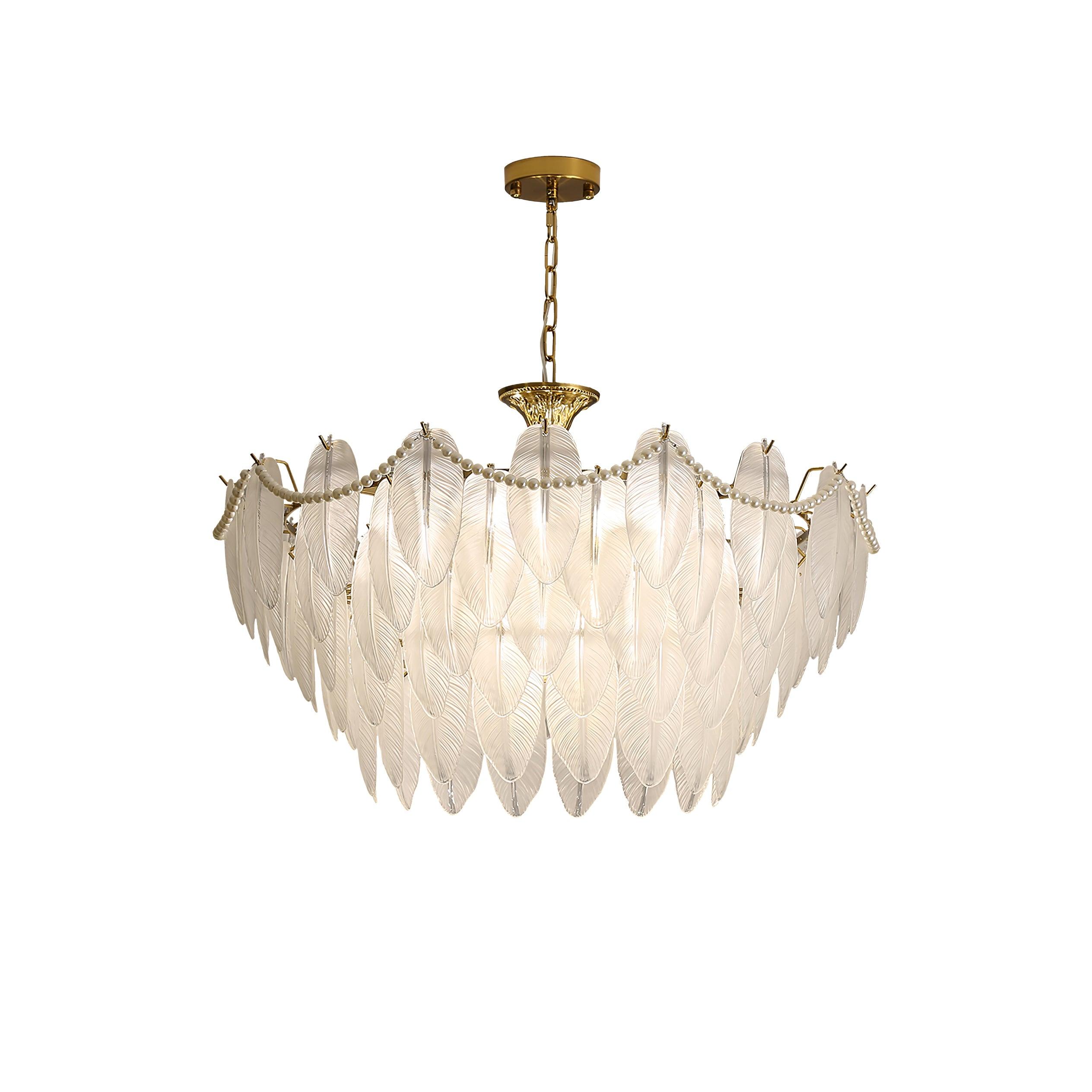 Crystal Feather Chandeliers - Decormote