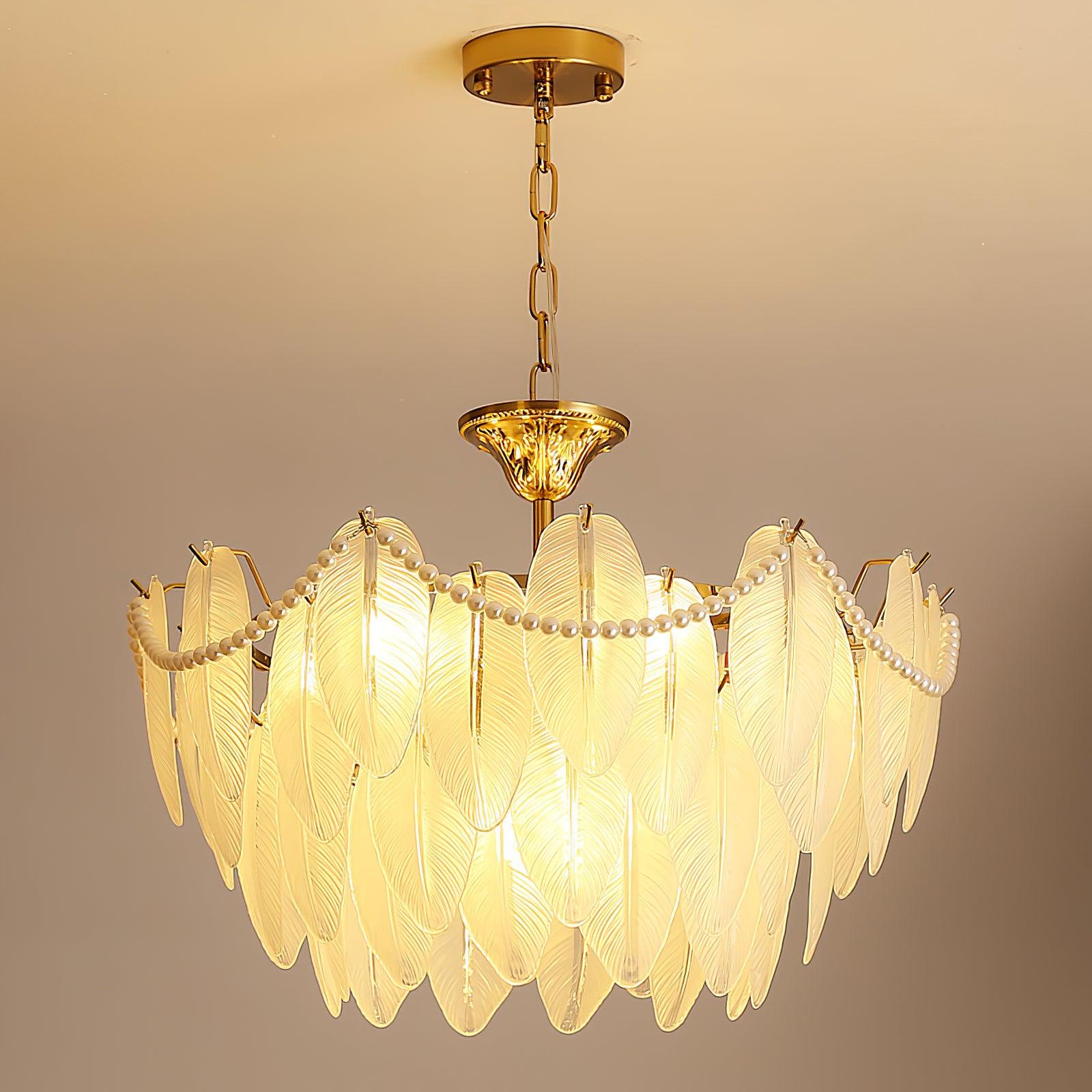 Crystal Feather Chandeliers - Decormote