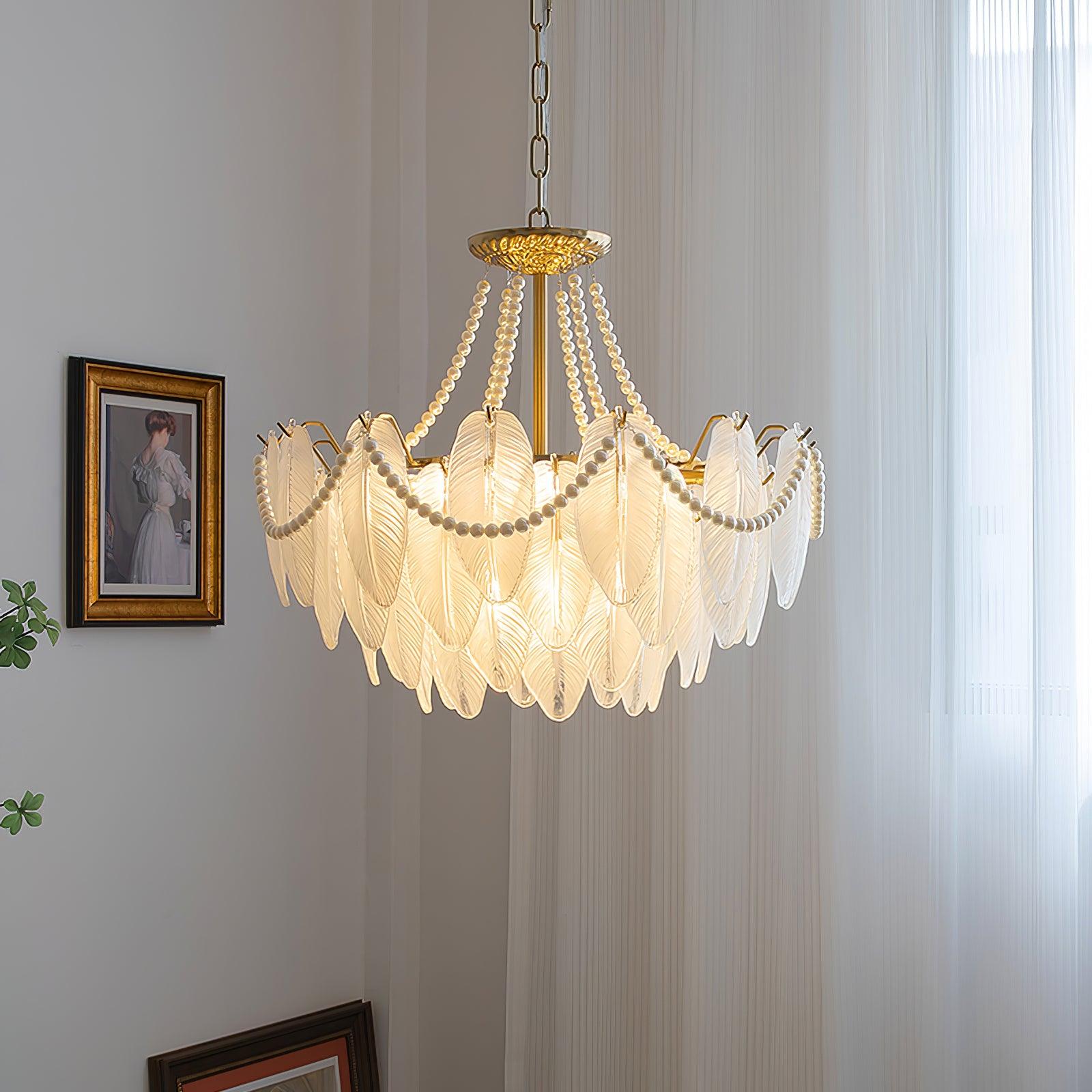 Crystal Feather Chandeliers - Decormote