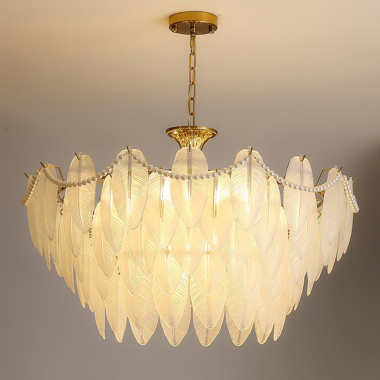 Crystal Feather Chandeliers - Decormote