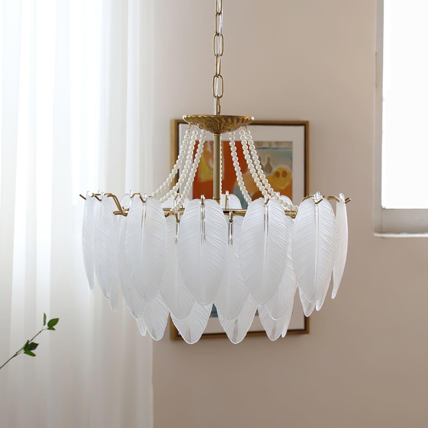 Crystal Feather Chandeliers - Decormote