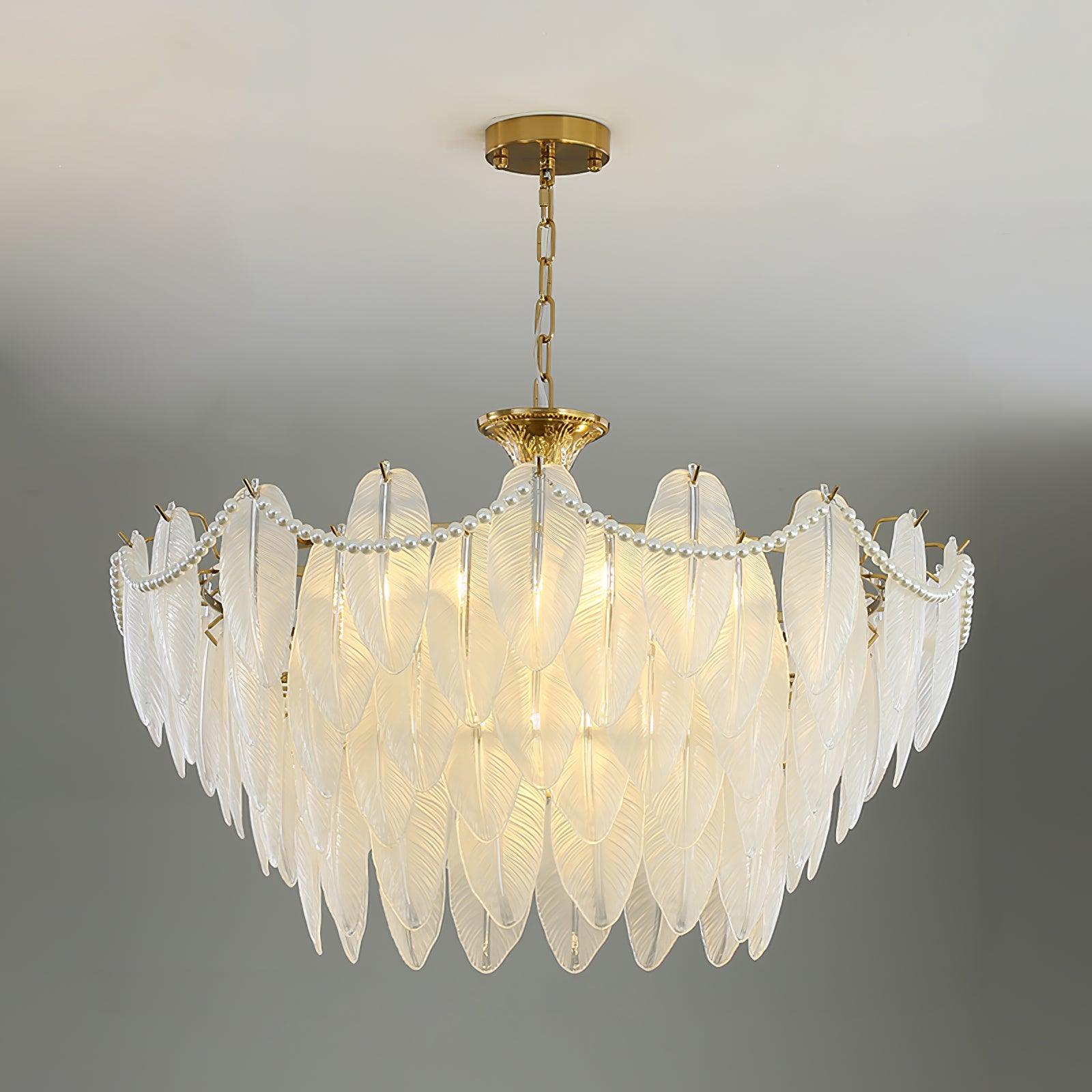 Crystal Feather Chandeliers - Decormote