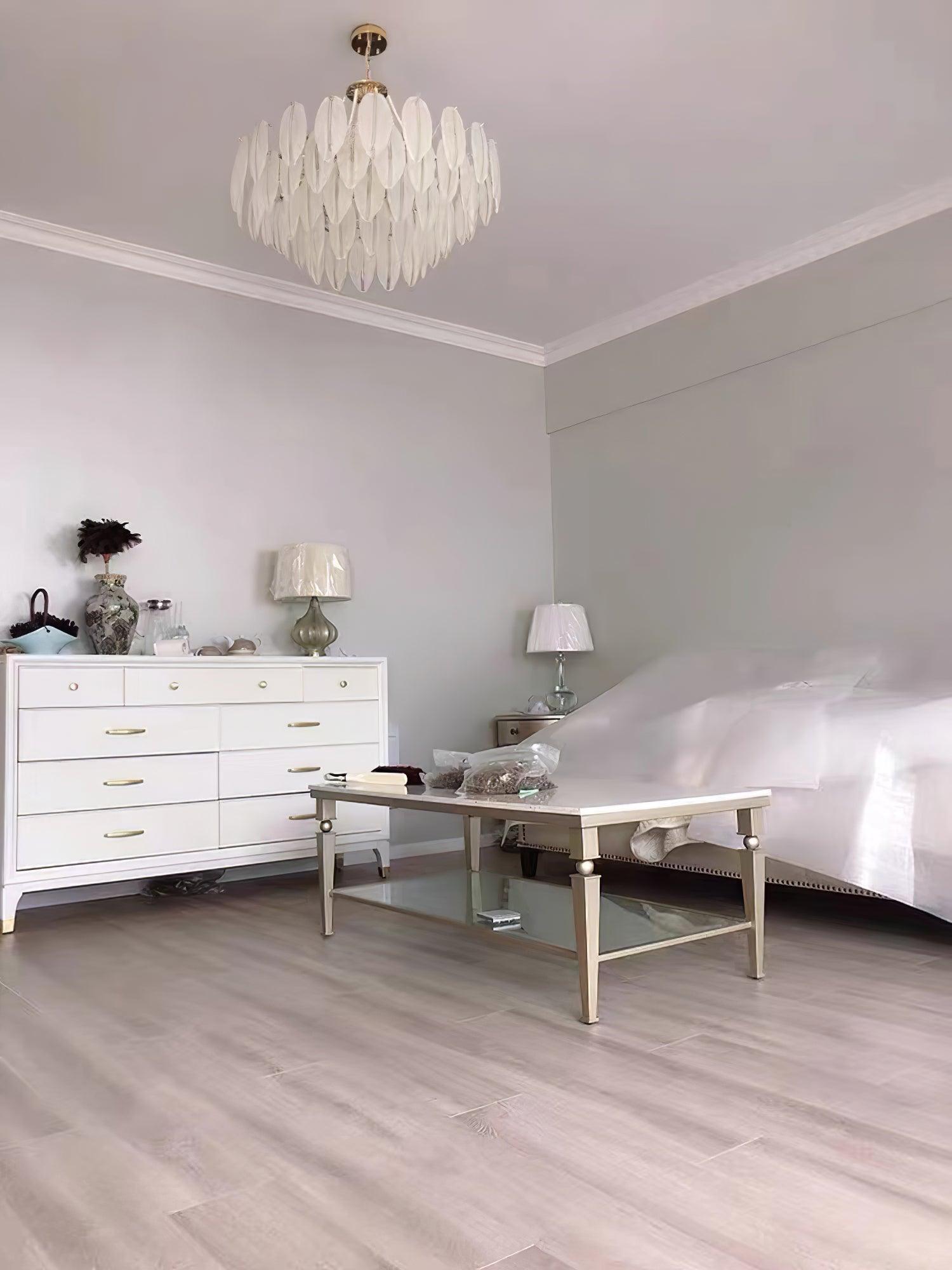 Crystal Feather Chandeliers - Decormote