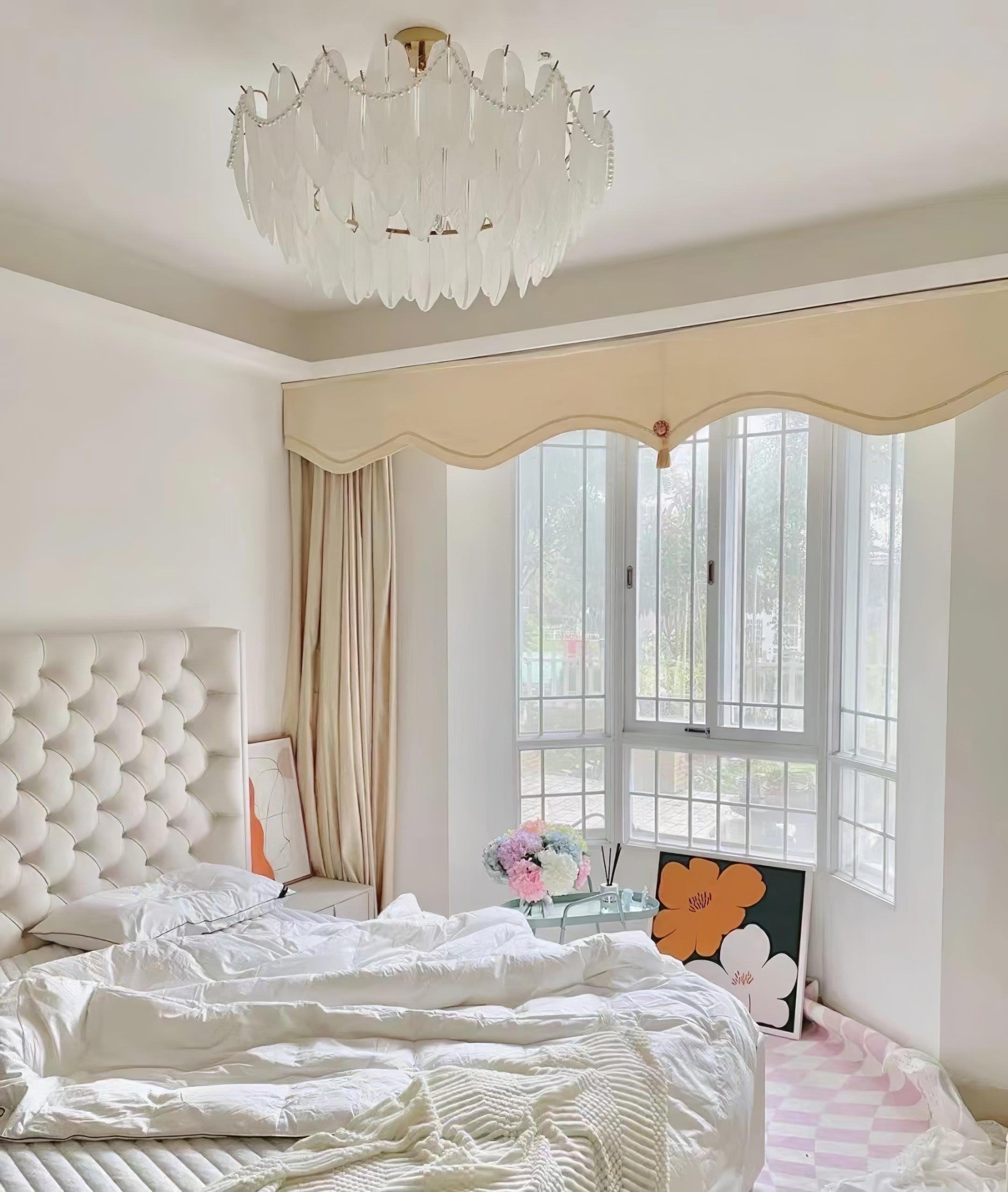 Crystal Feather Chandeliers - Decormote