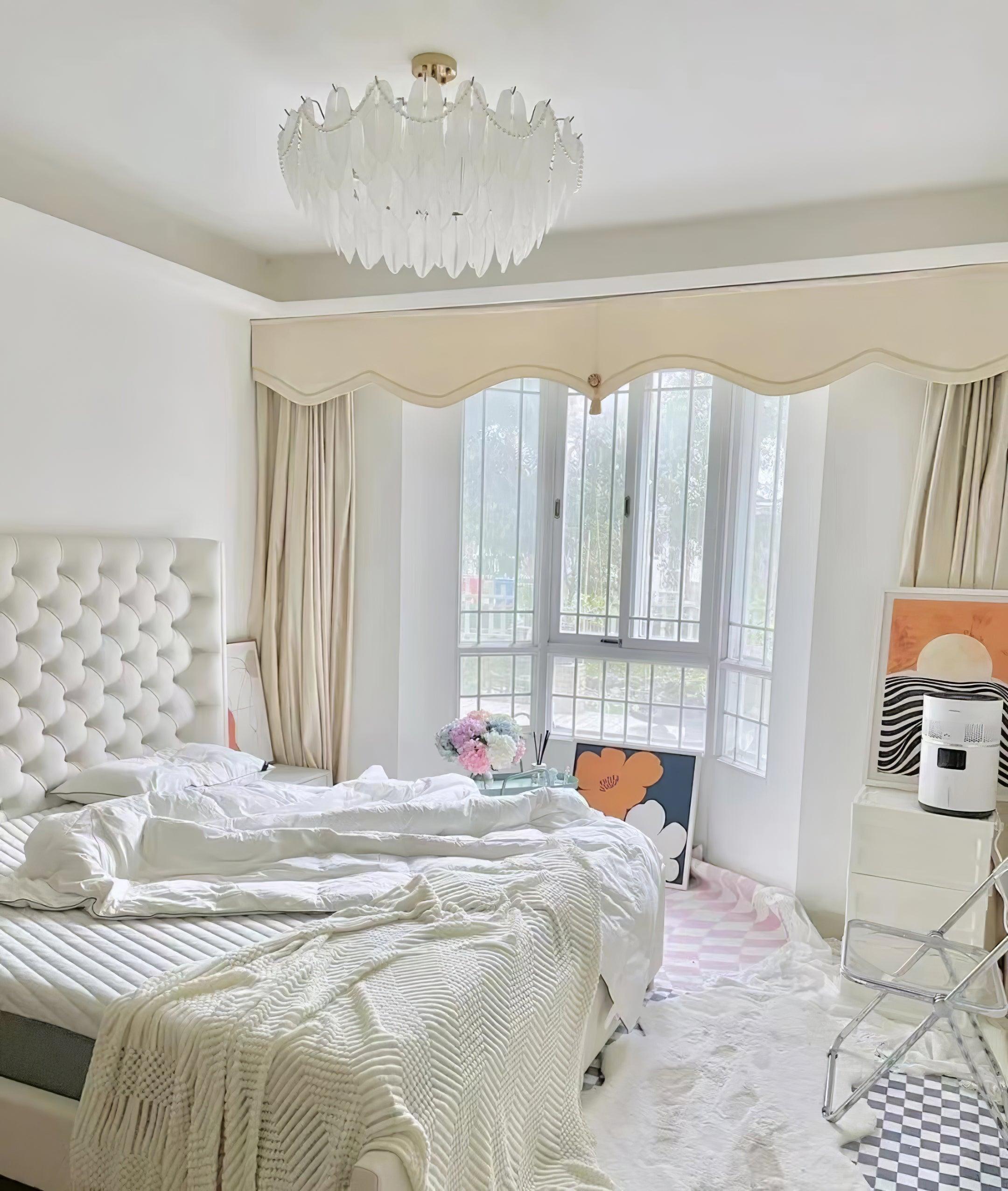 Crystal Feather Chandeliers - Decormote