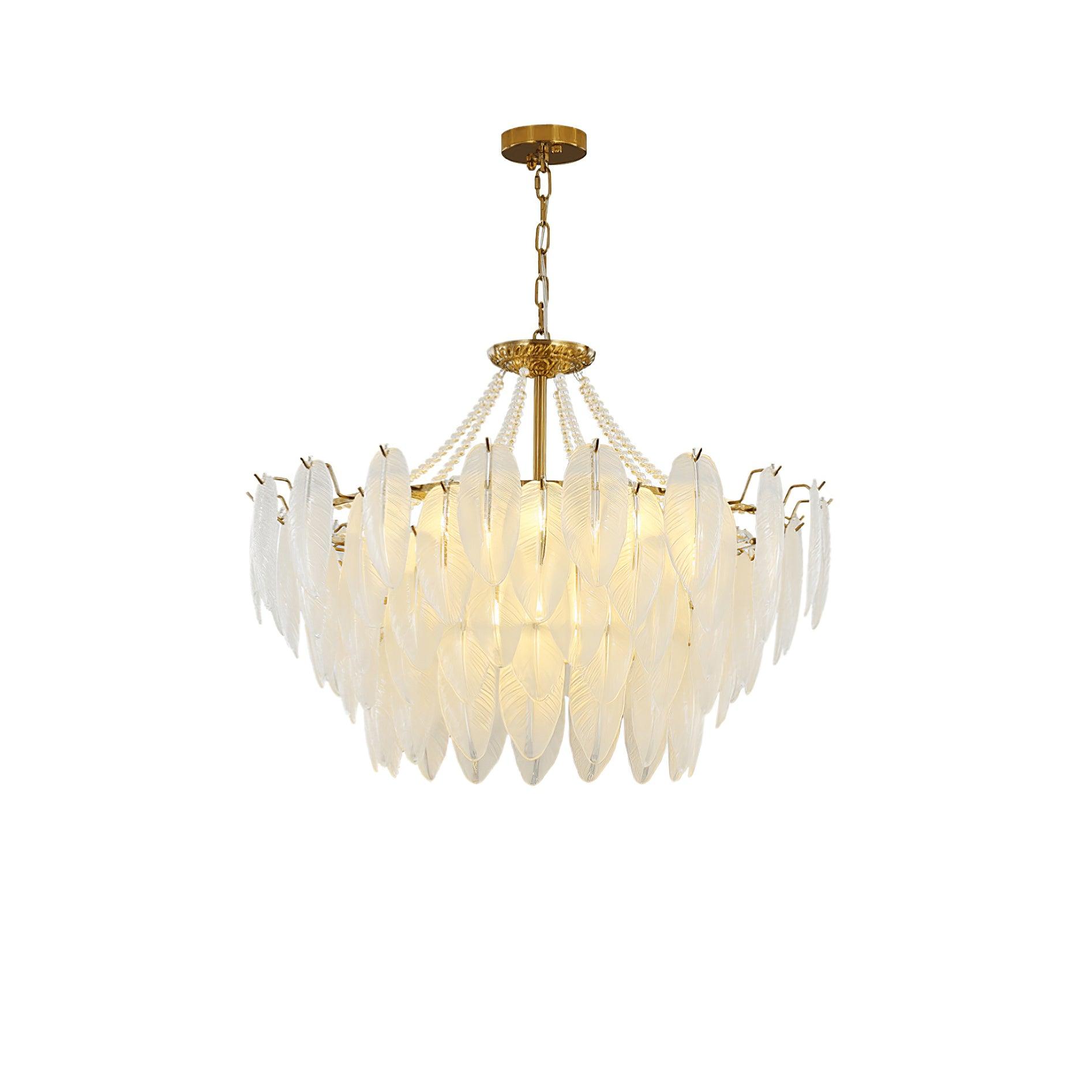 Crystal Feather Chandeliers - Decormote
