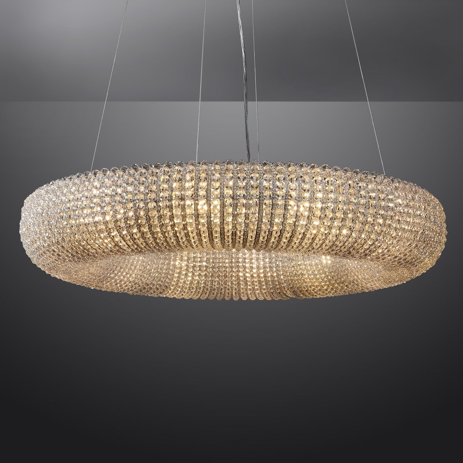 Crystal Halo Clear Kronleuchter