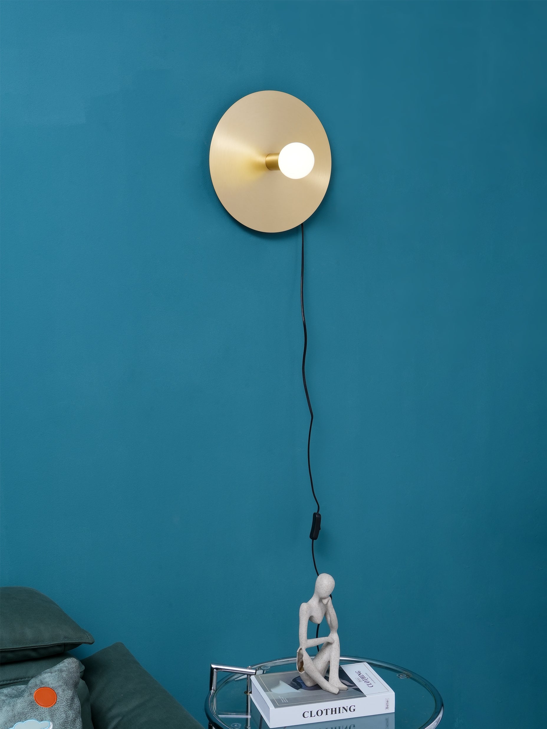 Lámpara de pared de punto
