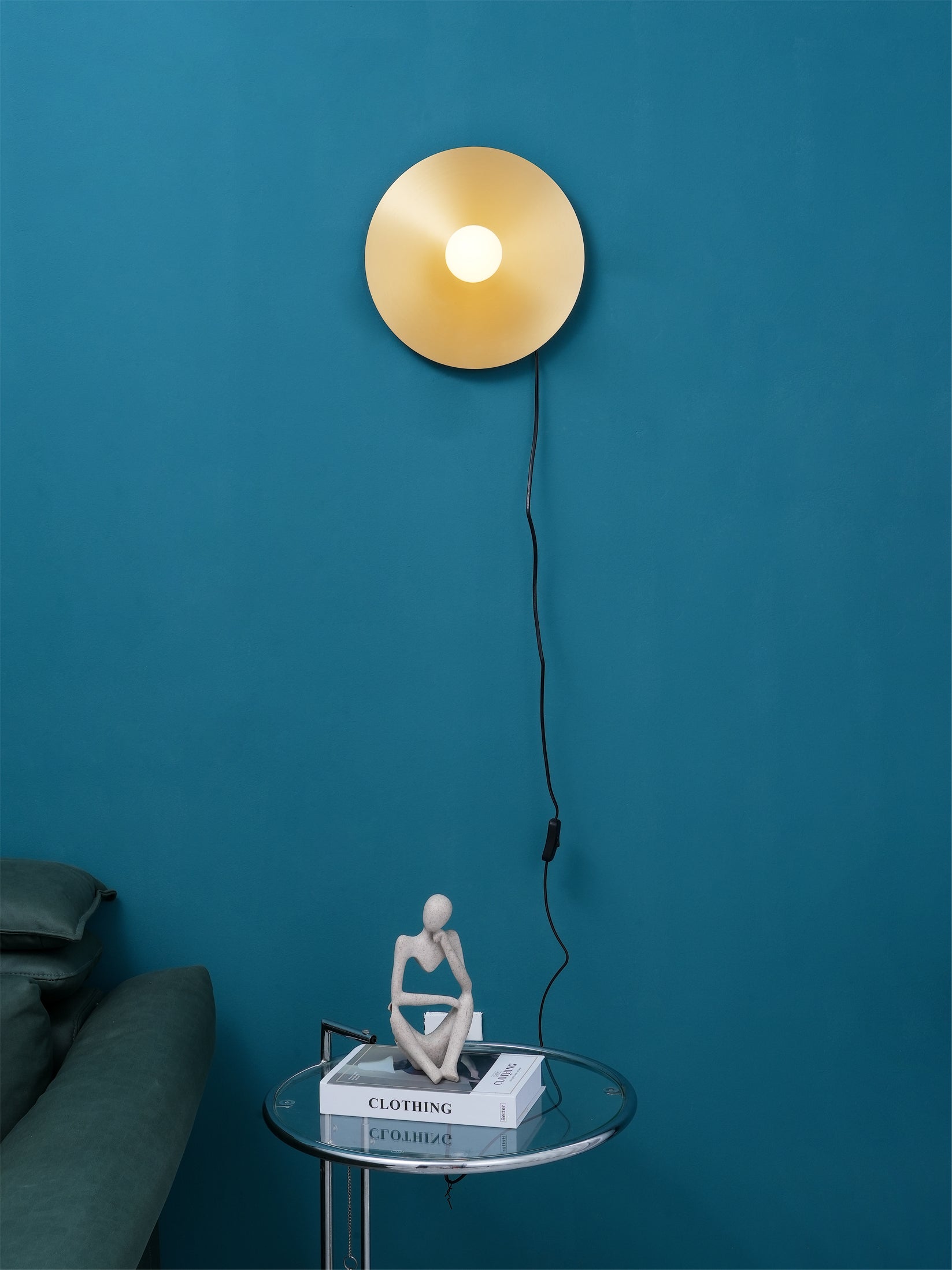 Lámpara de pared de punto