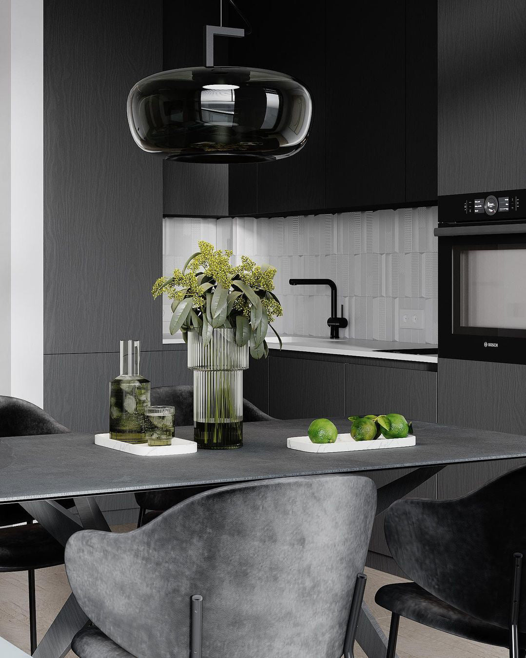 Doppelte Pendelleuchte